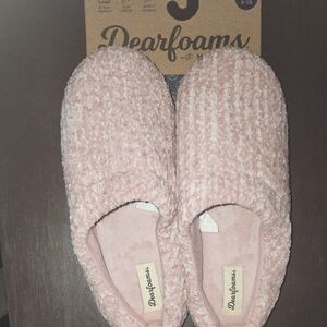 Dearfoams Blush Textured Slippers